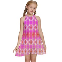 Pinktastic Kids  Halter Collar Waist Tie Chiffon Dress by Thespacecampers