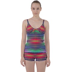 Abundance Tie Front Two Piece Tankini by Thespacecampers