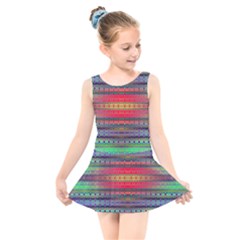 Abundance Kids  Skater Dress Swimsuit by Thespacecampers