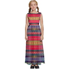 Abundance Kids  Satin Sleeveless Maxi Dress