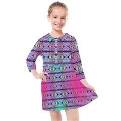 Beam Town Kids  Quarter Sleeve Shirt Dress by Thespacecampers