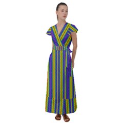 Love Eternal Flutter Sleeve Maxi Dress by Thespacecampers