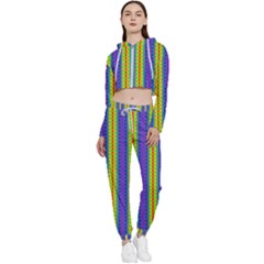 Love Eternal Cropped Zip Up Lounge Set by Thespacecampers