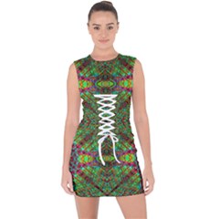 Stringy Time Lace Up Front Bodycon Dress by Thespacecampers