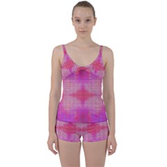 Engulfing Love Tie Front Two Piece Tankini by Thespacecampers