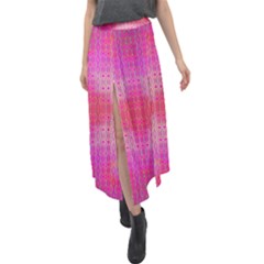 Engulfing Love Velour Split Maxi Skirt by Thespacecampers