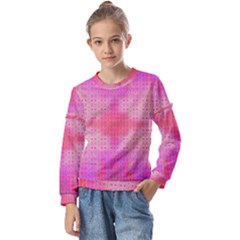 Engulfing Love Kids  Long Sleeve Tee With Frill 