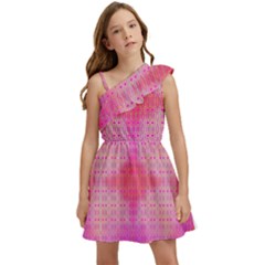 Engulfing Love Kids  One Shoulder Party Dress by Thespacecampers