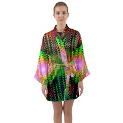 Blast Away Long Sleeve Satin Kimono by Thespacecampers