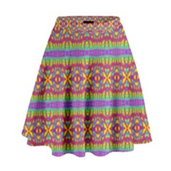 Eye Swirl High Waist Skirt