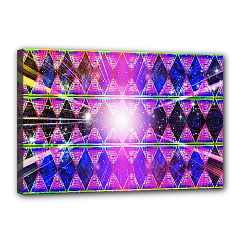 Starburst Canvas 18  X 12  (stretched) by Thespacecampers