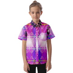 Starburst Kids  Short Sleeve Shirt by Thespacecampers