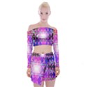 Starburst Off Shoulder Top with Mini Skirt Set View1