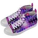 Starburst Women s Mid-Top Canvas Sneakers View2