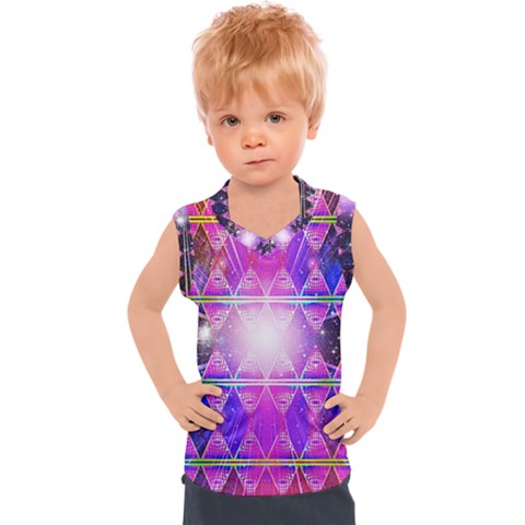 Starburst Kids  Sport Tank Top by Thespacecampers