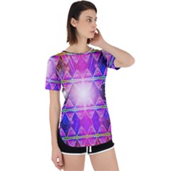 Starburst Perpetual Short Sleeve T-shirt by Thespacecampers