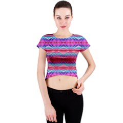 Dotty Crew Neck Crop Top by Thespacecampers