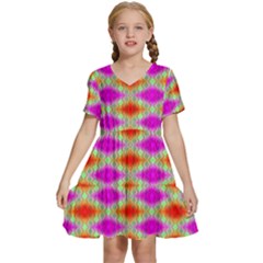 Tritwisst Kids  Short Sleeve Tiered Mini Dress