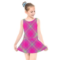 Pinky Brain Kids  Skater Dress Swimsuit by Thespacecampers