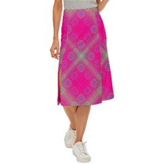 Pinky Brain Midi Panel Skirt