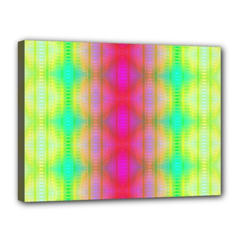 Patterned Canvas 16  X 12  (stretched) by Thespacecampers