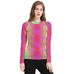 Patterned Women s Long Sleeve Rash Guard by Thespacecampers