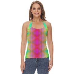 Patterned Basic Halter Top