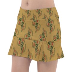 Flowers-001 Classic Tennis Skirt by nate14shop