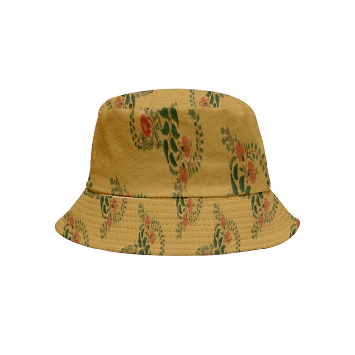 Flowers-001 Inside Out Bucket Hat (Kids)