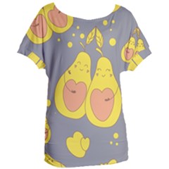 Avocado-yellow Women s Oversized Tee by nate14shop