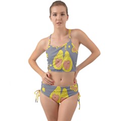 Avocado-yellow Mini Tank Bikini Set by nate14shop