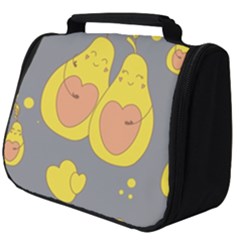 Avocado-yellow Full Print Travel Pouch (big) by nate14shop