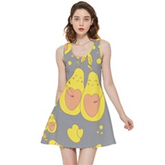 Avocado-yellow Inside Out Reversible Sleeveless Dress by nate14shop