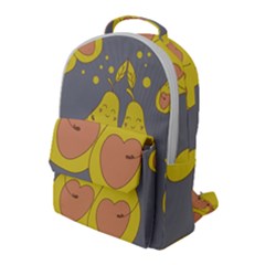 Avocado-yellow Flap Pocket Backpack (large) by nate14shop