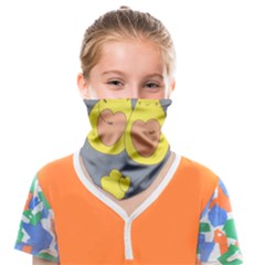 Avocado-yellow Face Covering Bandana (kids) by nate14shop