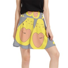 Avocado-yellow Waistband Skirt by nate14shop