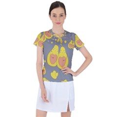 Avocado-yellow Women s Sports Top by nate14shop