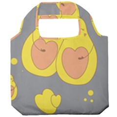 Avocado-yellow Foldable Grocery Recycle Bag