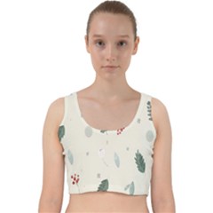 Background-gry Abstrac Velvet Racer Back Crop Top by nate14shop