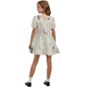 Background-gry Abstrac Kids  Short Sleeve Dolly Dress View4