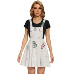 Background-gry Abstrac Apron Dress