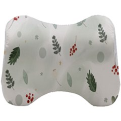 Background-white Abstrack Head Support Cushion