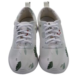 Background-white Abstrack Mens Athletic Shoes