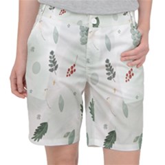 Background-white Abstrack Pocket Shorts by nate14shop