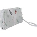 Background-white Abstrack Wristlet Pouch Bag (Small) View2