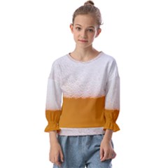 Beer-001 Kids  Cuff Sleeve Top