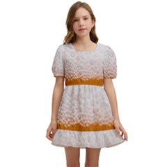 Beer-001 Kids  Short Sleeve Dolly Dress