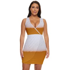 Beer-001 Draped Bodycon Dress