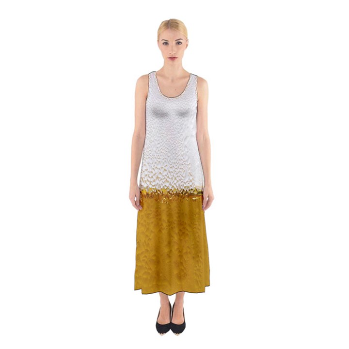 Beer-002 Sleeveless Maxi Dress