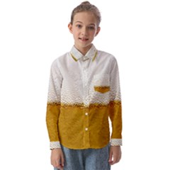 Beer-002 Kids  Long Sleeve Shirt by nate14shop